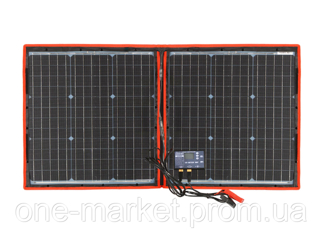 Солнечная панель DOKIO FFSP-80W с гарантией, складная с контроллером - фото 4 - id-p1630218063