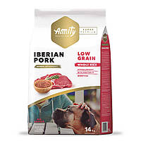 Низкозерновой корм для собак всех пород с иберийской свининой и рисом AMITY Super Premium Iberian Pork 14 кг