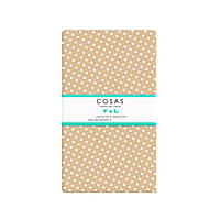 Дитяче простирадло на гумці Dots Beige бязь Cosas 60х120 см