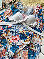 Модний комплект на пляж. Класний жіночий купальник і туніка., фото 5