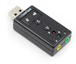 USB звукова карта 3D Sound card 7 в одну зовнішню