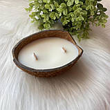 Соєва ароматична свічка в кокосі «Coconut Soleil», фото 5