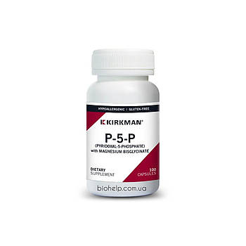 P-5-P з гліцином магнію — гіпоалергенний, P-5-P with Magnesium Glycinate — Hypoallergenic, Kirkman labs, 100