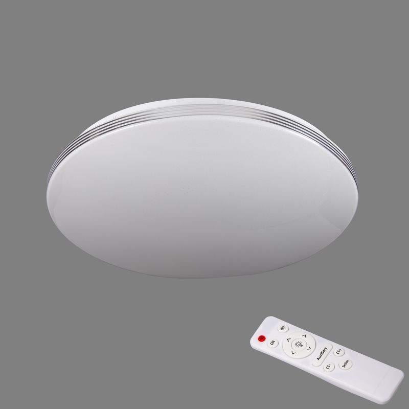 Кругла біла світлодіодна люстра з пультом керування 66W* DIMMER 3000-6000K