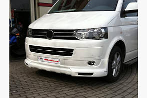 Накладка на передній бампер (під фарбування) Volkswagen T5 (2010+)