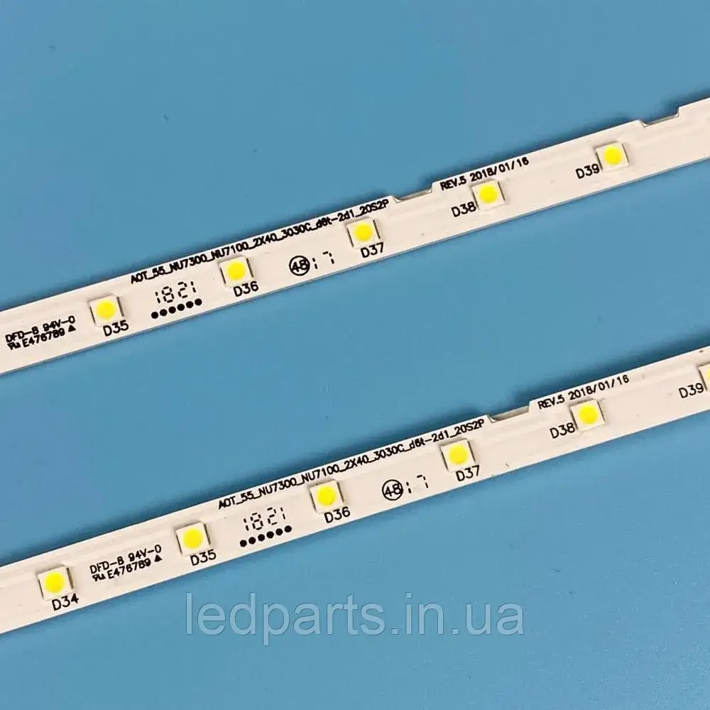 Підсвітка SAMSUNG UE55NU7100U з гарантією | Комплект 99745