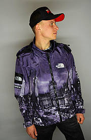 Красива одяг для підлітків Supreme x The North Face. Чоловіча демісезонна куртка.