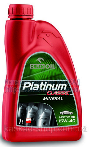 Моторна олива Platinum classic Mineral 15W-40 1L, фото 1