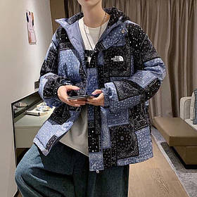 Одяг для підлітків 12-16 років The North Face Bandana V2. Зимові чоловічі куртки двоколірні Зе Норт Фейс.