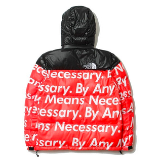 Зимняя одежда для подростков Supreme x TNF. Куртка унисекс