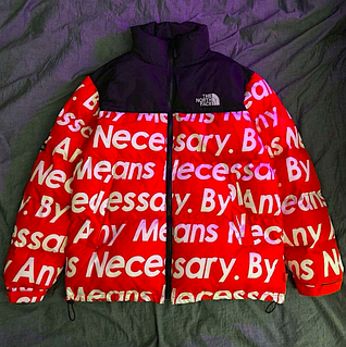 Зимняя одежда для подростков Supreme x TNF. Куртка унисекс