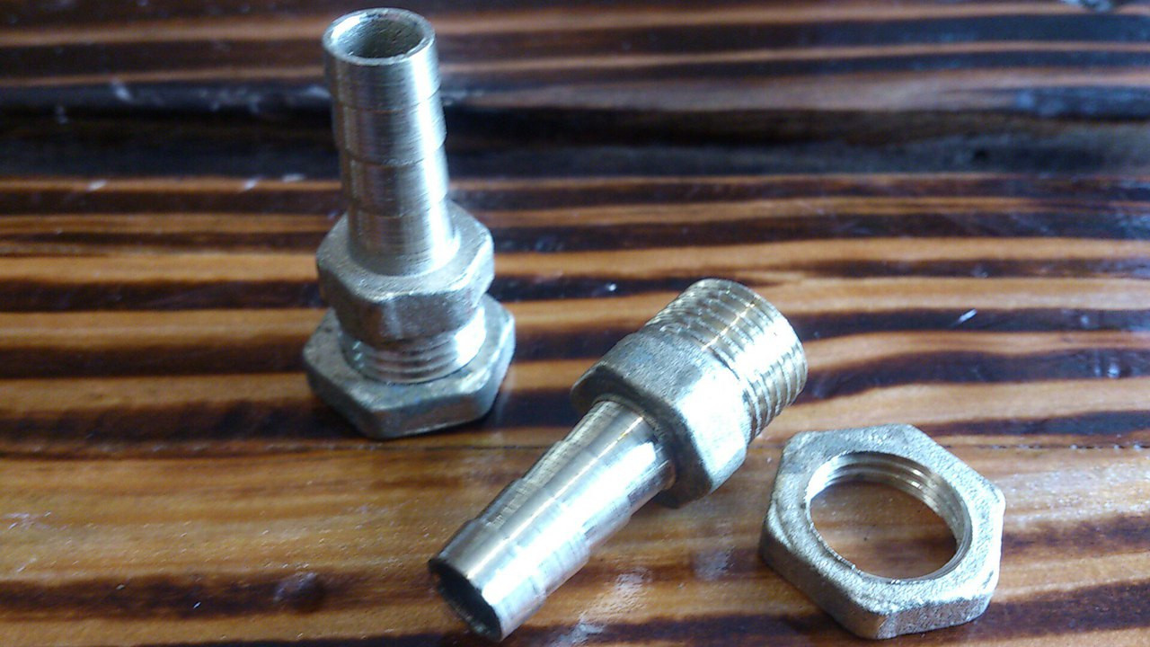 Штуцер 1/4 с контргайкой 8-10мм ( под бутылку) (ID#264461784), цена: 30 ...