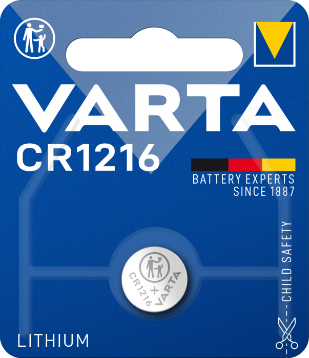 Батарейка VARTA CR1216 3V BL1 LITHIUM