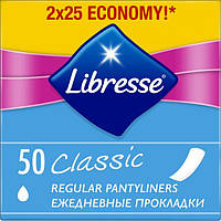 Прокладки щоденні Libresse Classic 50 Regular