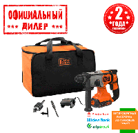 Перфоратор аккумуляторный BLACK+DECKER BCD900D1S (18В, 2Ач, SDS-Plus) YLP