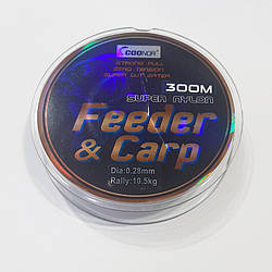 Лісочка Feeder & Carp Super Nylon Multicolor 0.28mm 10.5kg 300m