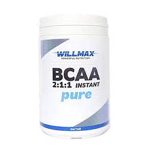 Амінокислоти Willmax BCAA 2:1:1 Instant 400 г без смаку