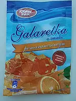 Желе (галаретка) со вкусом апельсина Galaretka Kraw Pak, в пакетиках 70 г, Польша, оригинал