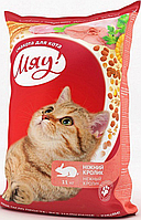 Сухой корм Мяу 11кг с кроликом для котов