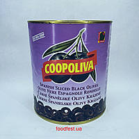 Маслини Coopoliva різані 3000/1560 грам