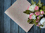 Екошкіра «Цукеркова» 20 х 34 см, 10 листівок / уп., рожевого-персикового кольору упаковкою, фото 2