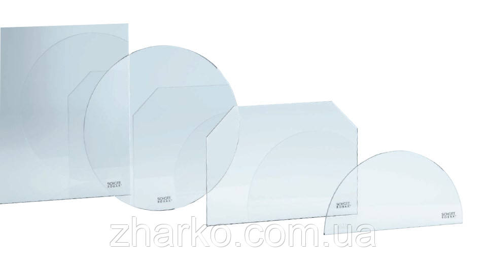 Каминное термостойкое стекло Robax режим под размер - фото 1 - id-p264462080