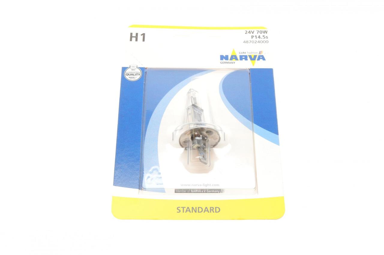 Галогенова лампа Narva H1 Standard 24v/70w