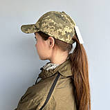 Тактична піксельна кепка з регулятором ззаду, кепка для ЗСУ військова кепка під форму піксель, фото 5