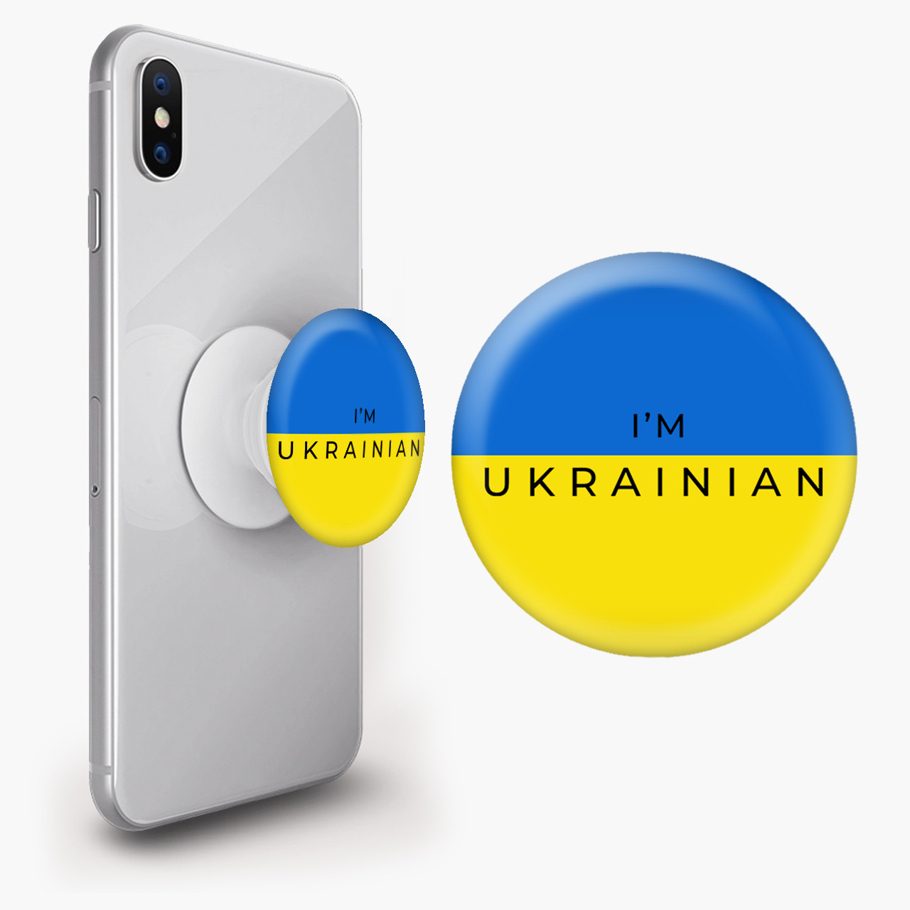 Тримач для смартфона попсокет (Popsockets)  Я - українець
