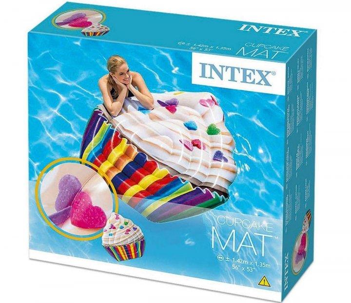 Матрас для плавания Intex Кекс 142х135 см 58770 - фото 4 - id-p1591443476