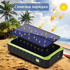 Power Bank (зовнішній акумулятор) Mibrand EXTREAM 12000 мАг Динамо підзарядка Чорний/ Зелений, фото 5