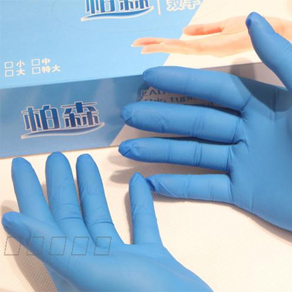 Перчатки резиновые латексные 100 шт. в упак. размер XL, цена за упак - фото 1 - id-p1630374655