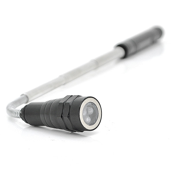 Кишеньковий ліхтарик GM6012-3l, 3LED, 1 режим, корпус — алюміній, живлення 3*LR44, обертовий, Black, Box