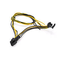 Кабель 2*6+2P під паяння 0,50 мм, 0.5 м