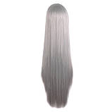 Довга сірий перука RESTEQ - 80см, пряме волосся, косплей, аніме, фото 4