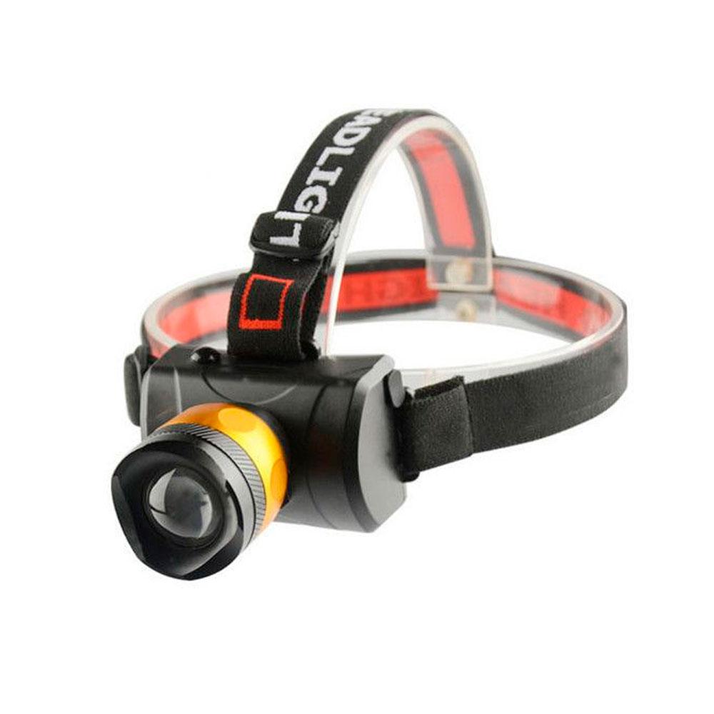 Налобний Ліхтарик Bailong BL-6966, Q5 Cree, 3 різ., Zoom, корпус-пластик, водостійкий, ударостійкий, 18650