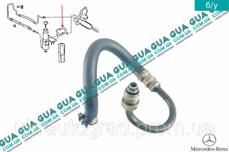 Шланг / Патрубок Гидроусилителя ( Трубка ГУРа ) W168 A1689970382 ...
