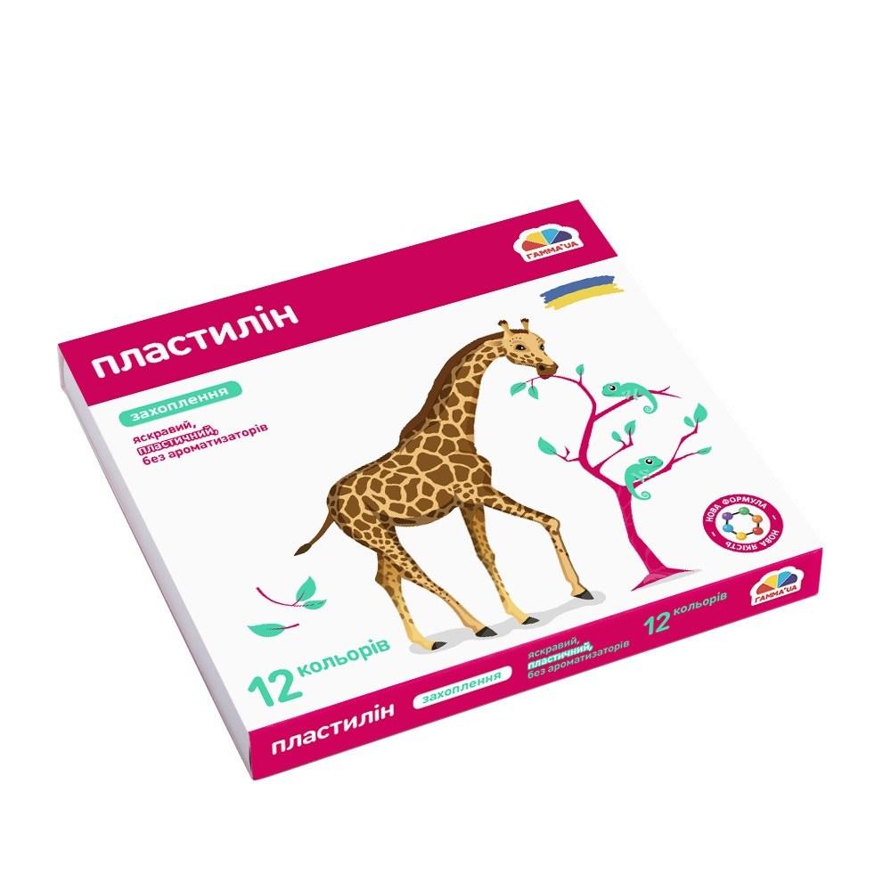 Пластилін СФ1 Захоплення 12 кол 192 г стек