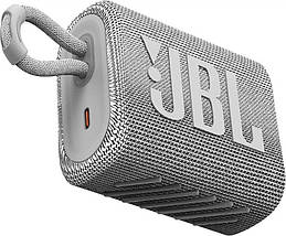 Колонка портативна Bluetooth JBL GO 3 White (JBLGO3WHT), фото 3