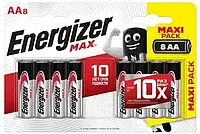 Батарейки Energizer AA LR6 блистер 8