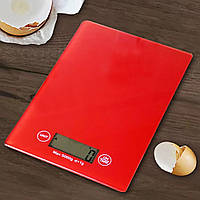 Кухонные электронные весы DOMОTEC MS-912 / Сенсорные весы Красный