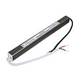 Блок живлення герметичний SLIM 12V, 36W, 3А, металевий корпус, IP65, фото 2