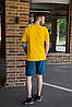 Чоловічий літній комплект у патріотичному стилі, футболка + шорти, фото 4