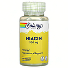 Solaray, Ніацин, 500 мг, 100 капсул