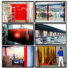 ПВХ стрічка ребриста 200х2 мм, стандартна стрічка для ПВХ штори, прозора стрічка ПВХ для завіси, стрічка ПВХ з ребром жорсткості, фото 10