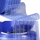 ПВХ стрічка ребриста 200х2 мм, стандартна стрічка для ПВХ штори, прозора стрічка ПВХ для завіси, стрічка ПВХ з ребром жорсткості, фото 3