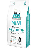 Brit Care Mini Grain Free Light Sterilised (Брит Кеа Мини) беззерновой корм для стерилизованных собак до 10 кг