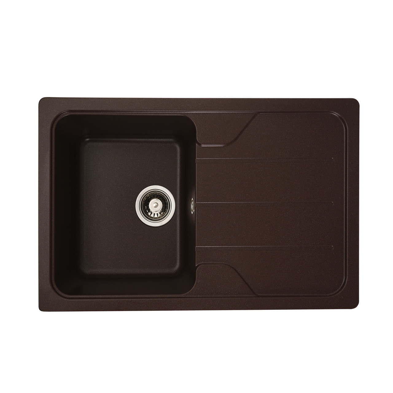 Мийка кухонна гранітна Platinum 7850 VERONA матова Мокко, фото 1