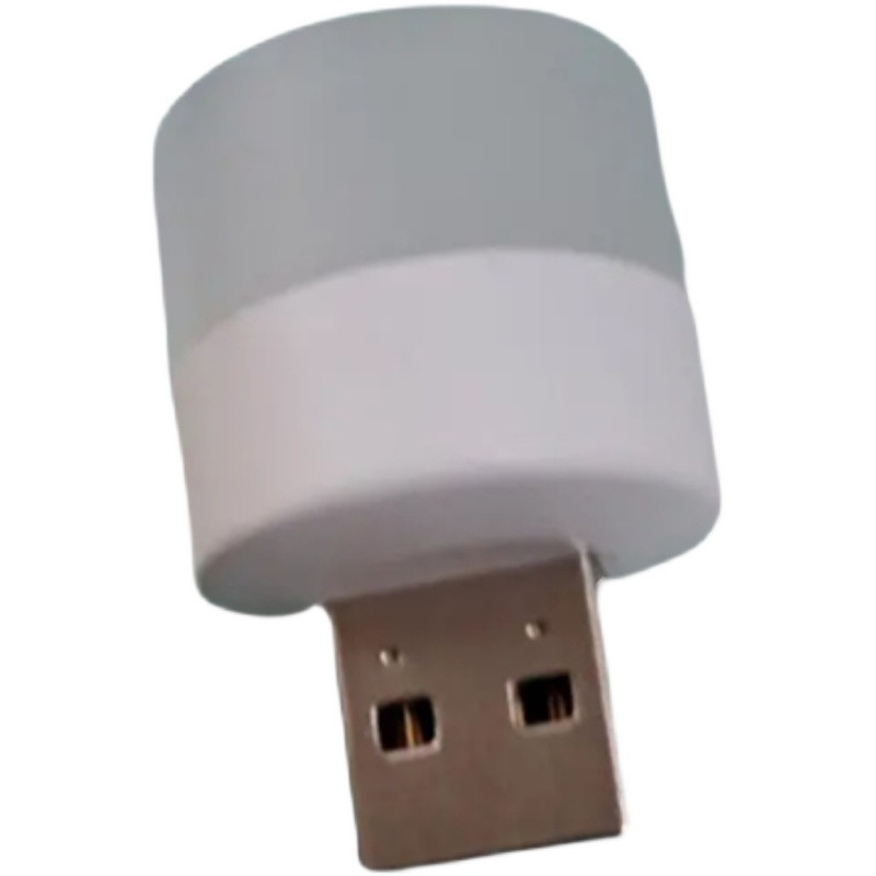 Мініатюрний USB світильник, ліхтарик 5V 6500К (білий)