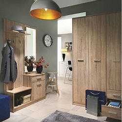 Стильний комплект меблів у передпокій Гербор Непо 208.5 см дуб сонома